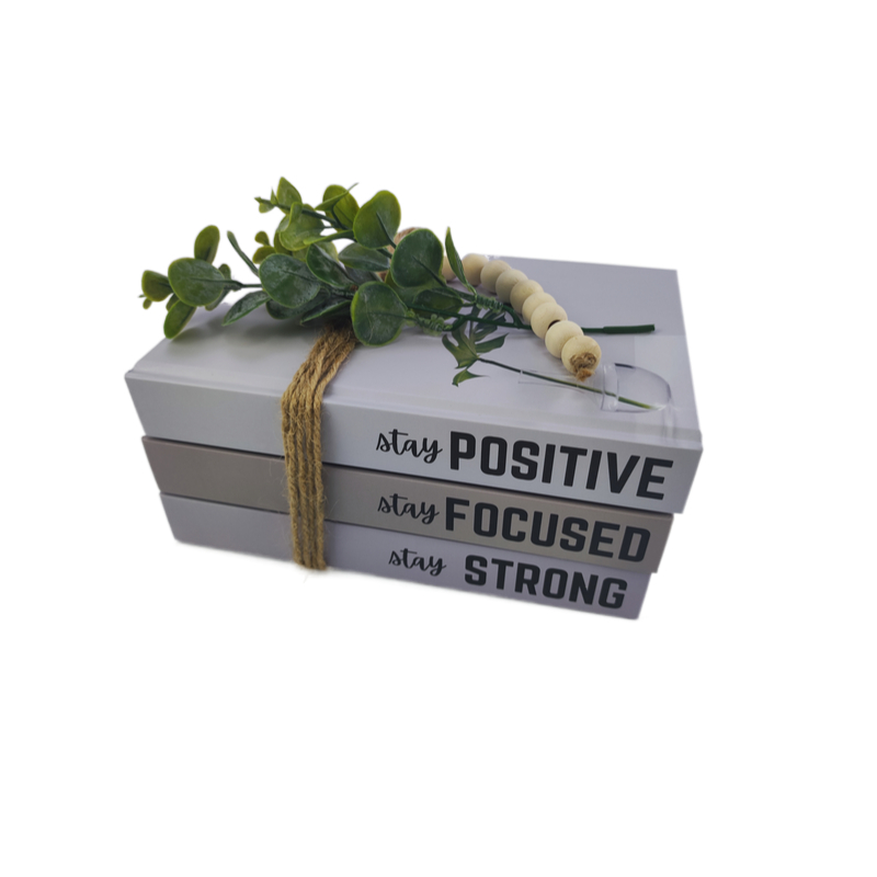 Libros decorativos personalizados para el hogar, decoración de tapa dura, en blanco