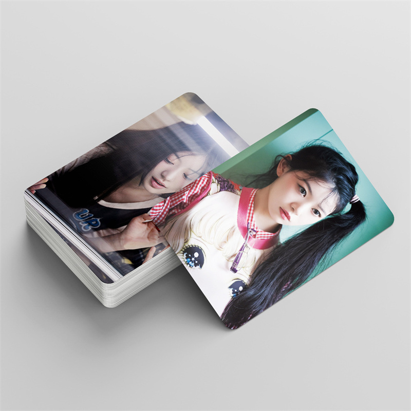 55pcs/set KPOP New Girl Group ILLIT Album 1st Mini Album SUPER REAL ME LOMO Card WONHEE MINJU IROHA YUNAH Postcard Photo Card