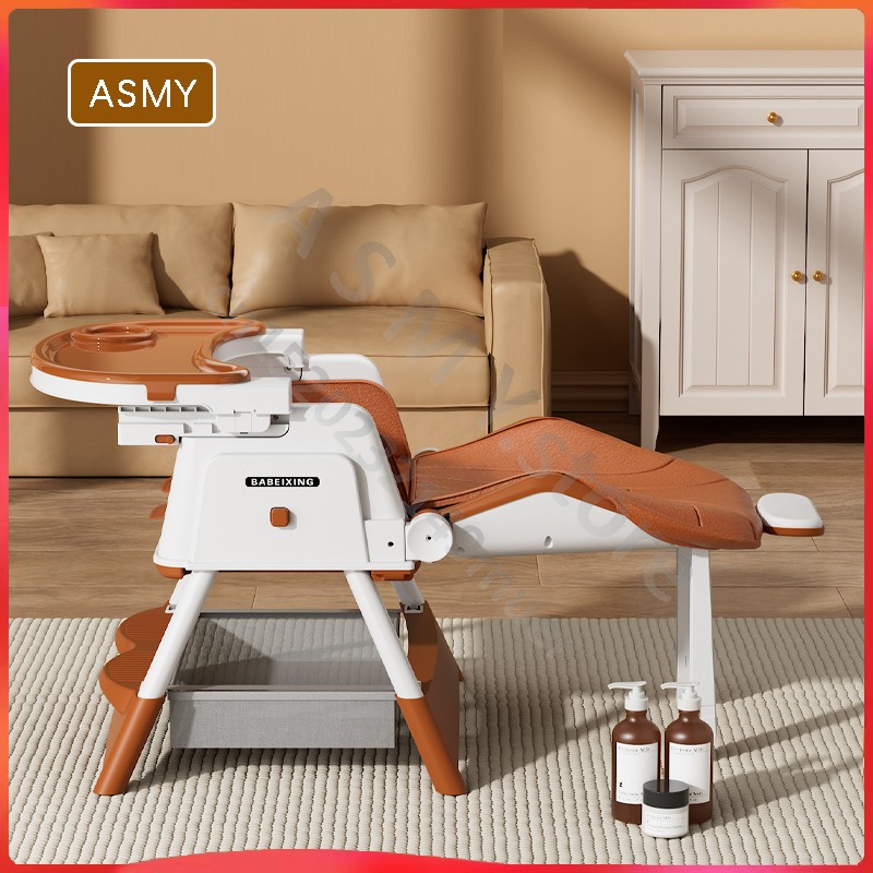 Детский обеденный стул/складное сиденье/Вы можете сидеть или лежать/детский многофункциональный подъемник для дома, обучения сидеть, обеденный стол, стул