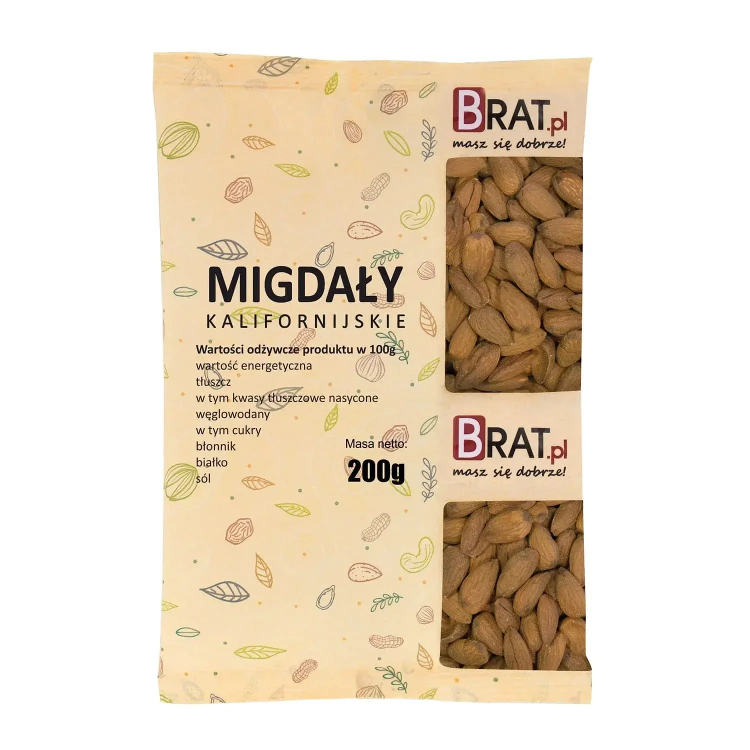 Migdały kalifornijskie 200g