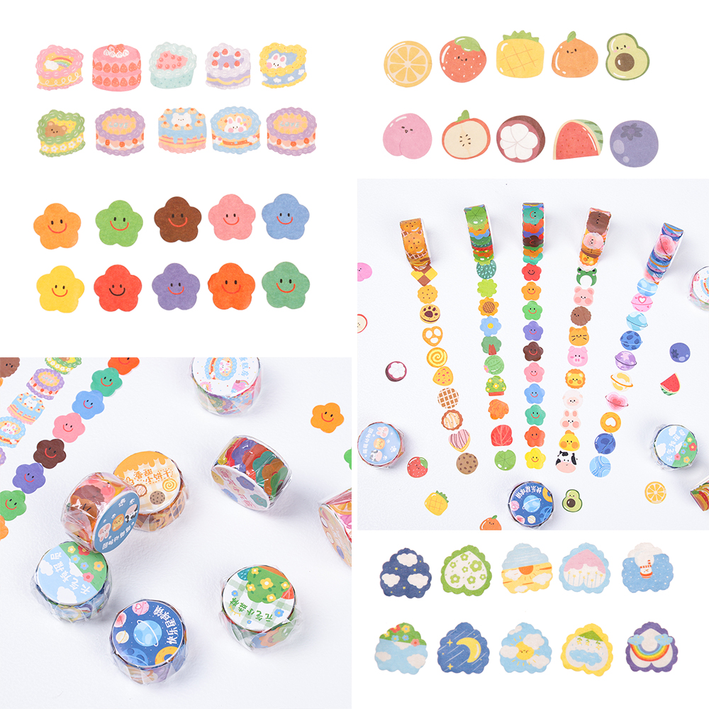 100 шт./упаковка, декоративные наклейки для блокнота