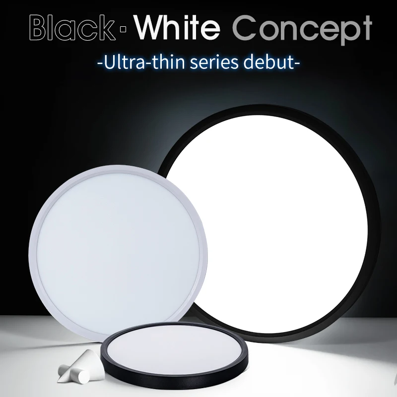 Đèn Led Âm Trần Siêu Mỏng Hiện Đại 20Inch Lớn Ốp Trần Phòng Khách Độ Sáng Mờ AC85-265V Bảng Điều Khiển Ánh Sáng cho Căn Phòng