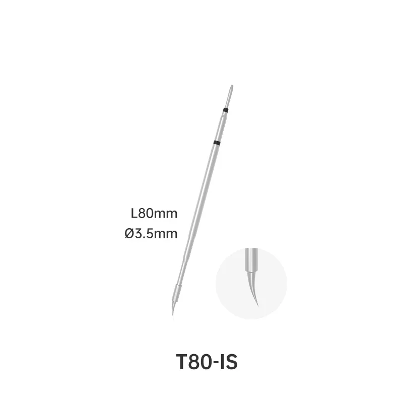 T80 T80P Tip Soldering Iron Tip T12 Soldering Station Tip Kits C245 Lead Free Heating Core Welding Tools T80-I KU K IS Tip