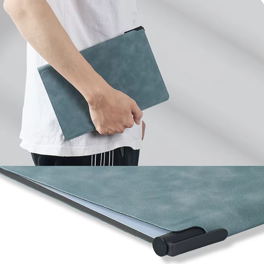Conjunto de caderno de quadro branco reutilizável a5 com caneta de quadro branco apagar pano bloco de notas de couro planejador semanal portátil elegante escritório
