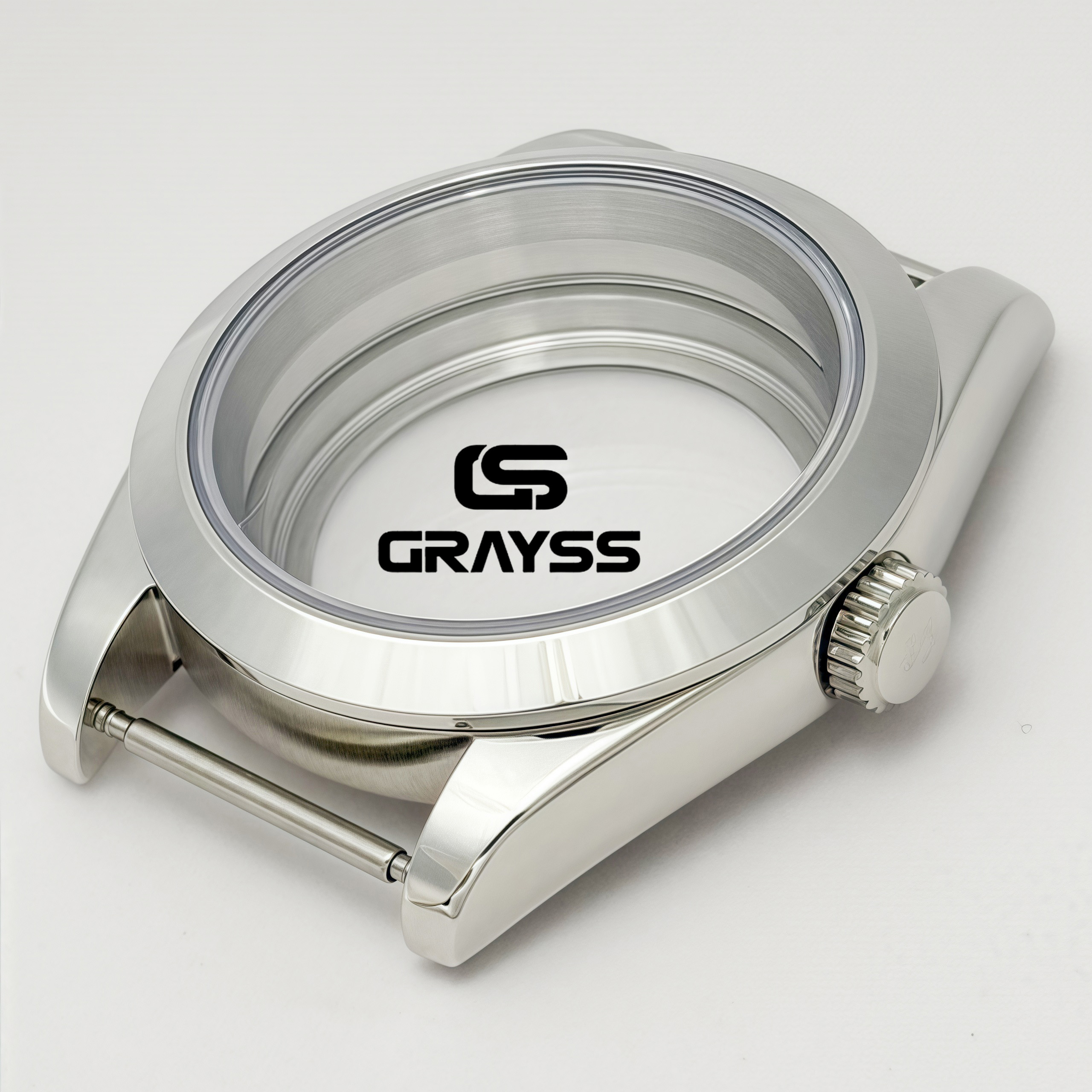 時計ケース,フラットギアエッジ,サファイアクリスタル,機械式ムーブメント,高品質スタイル,36mm, 39mm,nh35,nh36,nh34