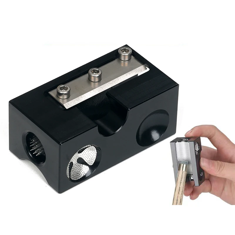 1Pcs Billard Queue Spitze Schleifen Werkzeug Multifunktionale Reparatur Shaper Snooker Pool Tipps Runde Schneiden Mit Pinprick Billard Acc