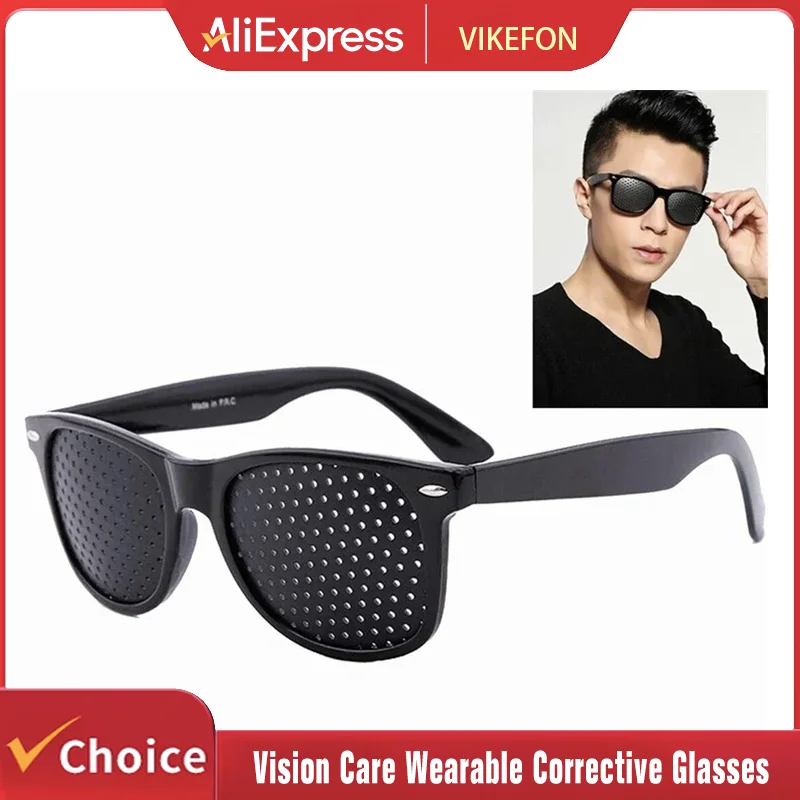 Vision Care Tragbare Korrekturbrille Improver Stenopeic Pinhole Pin Hole Brille Anti-Müdigkeit Augenschutz Oculos De Grau
