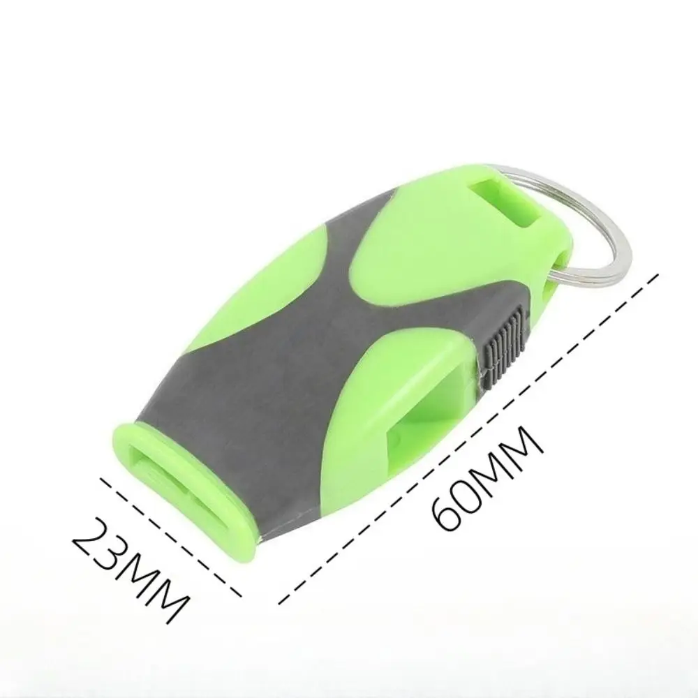 Silbato de árbitro profesional, herramienta de porristas, clásico, Bicolor, sin semillas, ABS, Bola de mano