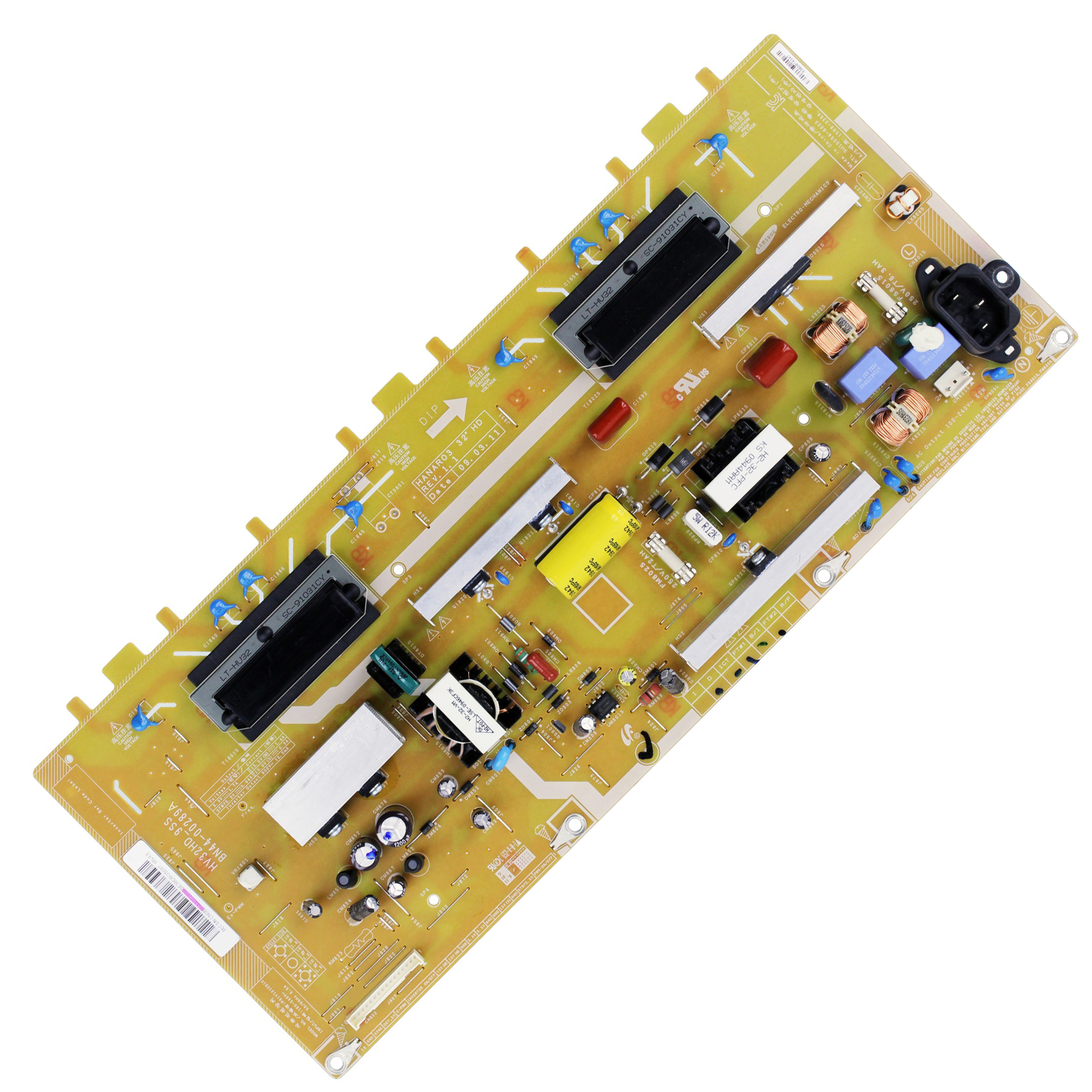 แผงวงจรจ่ายไฟ OEM BN44-00289A = HV32HD_9SS BN44-00289B สำหรับ LE32B350F1W LE32B350F1W LN32B360C5D LN32B360C5D ชิ้นส่วนทีวีขนาด32นิ้ว
