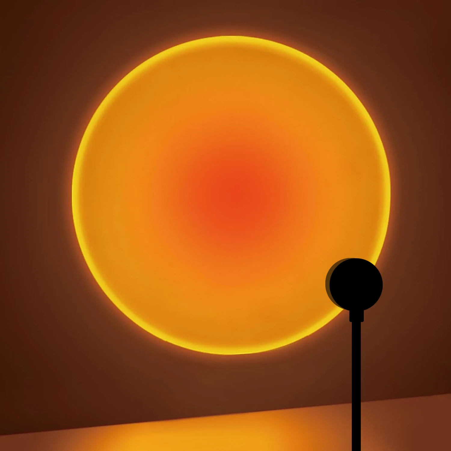 Zonsondergangprojectielamp, USB-sfeerlamp voor woondecoratie, draaibaar in meerdere hoeken, geschikt voor thuis, woonkamer en slaapkamer