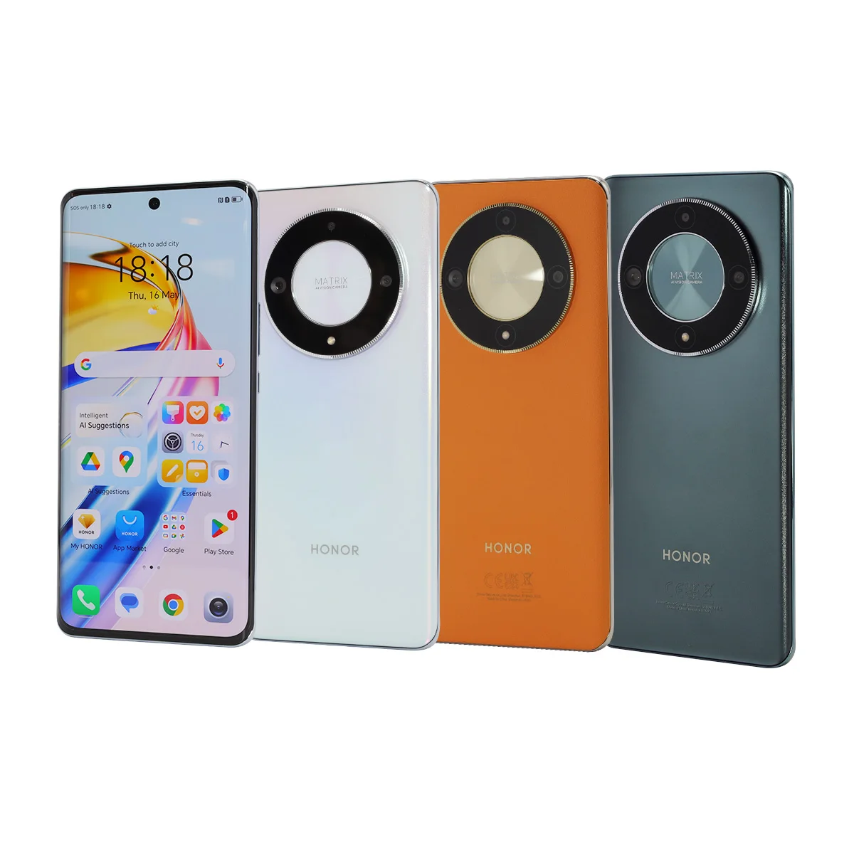 Global Version HONOR Magic6 Lite 5G X9b X50 6.78" Anti-Drop 120Hz Display 108MP Triple Cameras 2-Days Battery Android13 Dual SIM