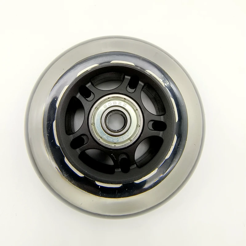 Miễn Phí Vận Chuyển Lăn Bánh Bánh 80X24 Đen Xám Màu Trong Suốt 8 Cái/lốc