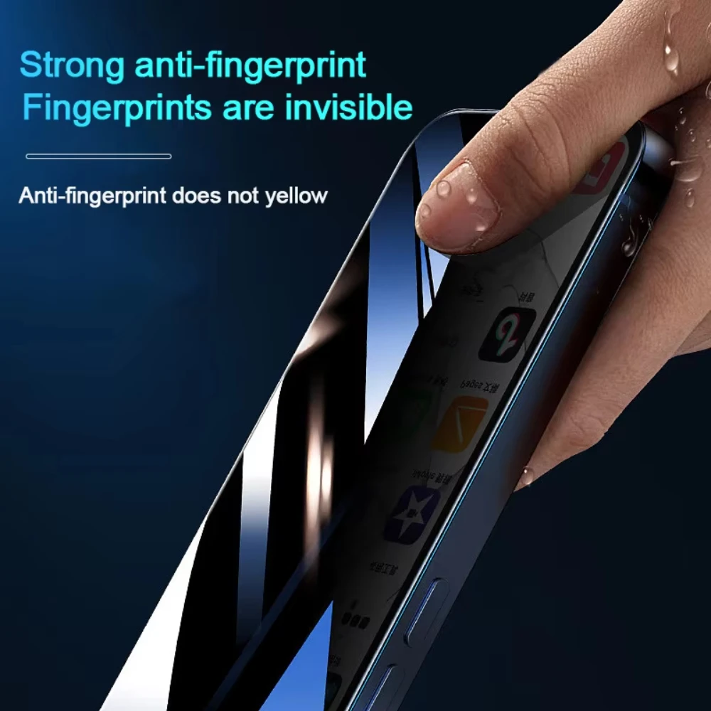 NNBILI 5Pcs Privacy Screen Protector for IPhone 14 11 12 13 15 16 Pro Max 12 13 Mini 14 15 16 Plus  Anti-spy Tempered Glass