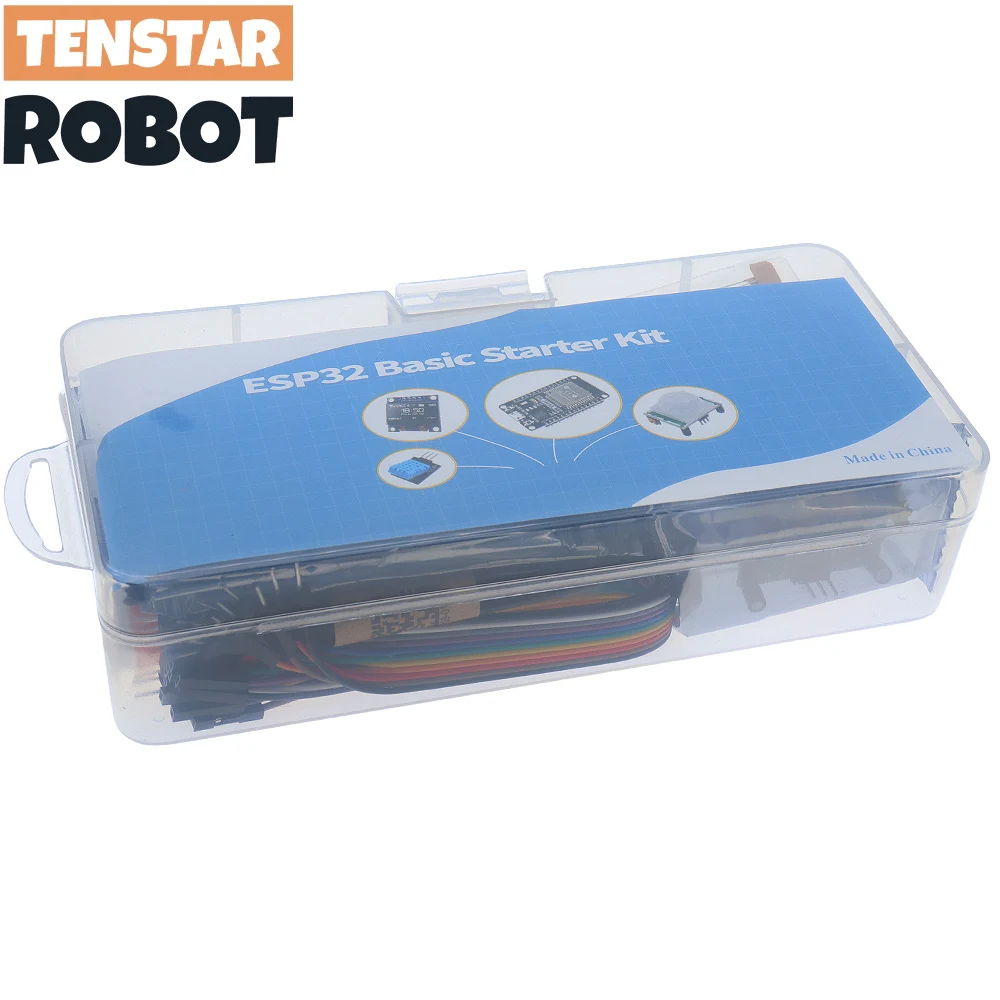 Basic Starter Kit for ESP32 ESP-32S WIFI Development Board Project Learning Kit with Tutorials ESP32 kit with box