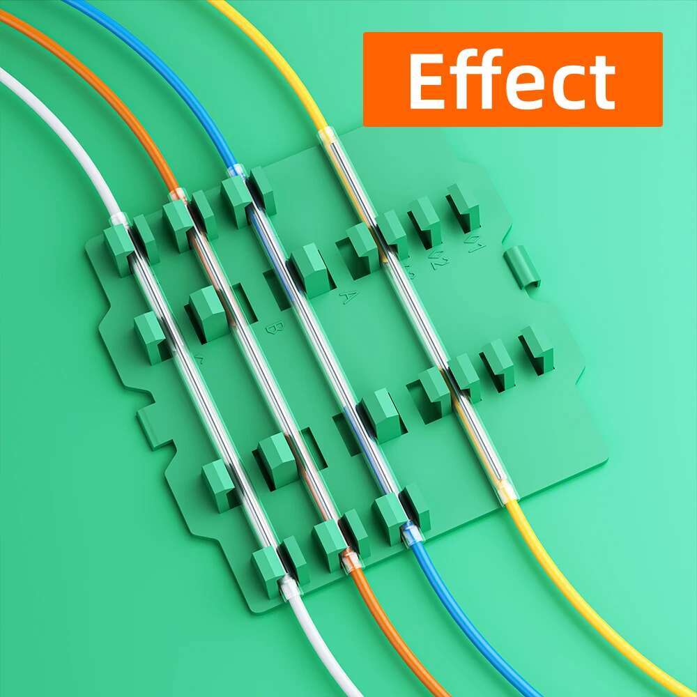 熱収縮チューブ 40 ミリメートル 45 ミリメートル 60 ミリメートル 1pin 2pin スムーズ光ファイバースプライスプロテクター Tubo ケーブル熱収縮チューブプロテクタースリーブ