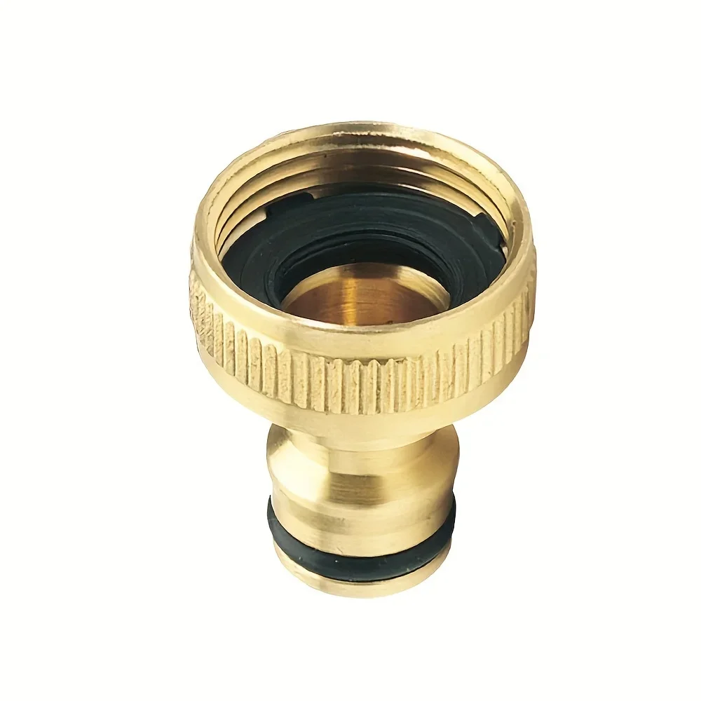 Rubinetto in ottone Rubinetto Connettore Miscelatore Adattatore per tubo Connettore rapido 1/2 3/4 Tubo in rame Adattatore di accoppiamento Raccordi per irrigazione da giardino Strumento