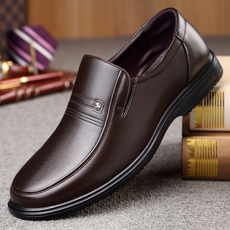 Zapatos de cuero genuino hechos a mano, mocasines para Hombre, zapatos informales de negocios, zapatos planos transpirables clásicos de cuero suave para Hombre
