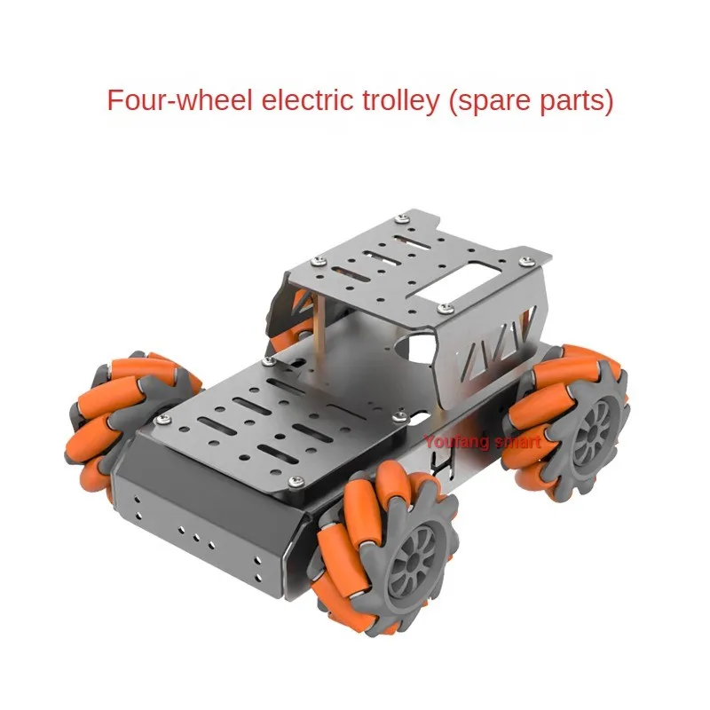 4WD Regular/Mecanum Wheel Chassis with TT Motor Aluminum Alloy Frame Smart Car for Arduino Robot DIY Kit for Raspberry Pi Robot
