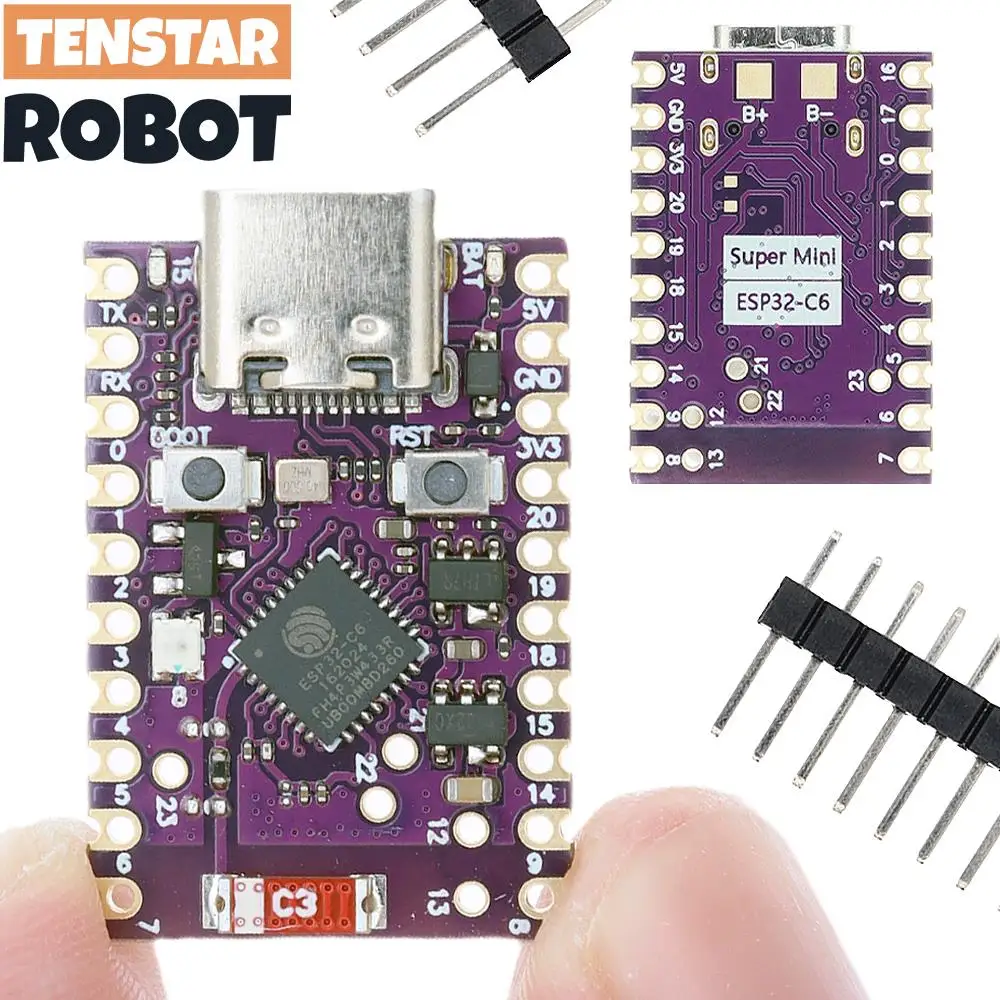 TENSTAR ESP32-S3 ESP32-C3 ESP32-H2 ESP32-C6 Placa de desarrollo WiFi Bluetooth módulo de un solo núcleo SupmerMini XIAO