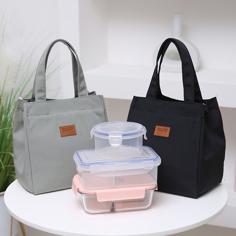 New Large Capacity Simple Lunch Box Bag Aluminum Foil Insulated Lunch Box Bag for Bringing Meal to Work