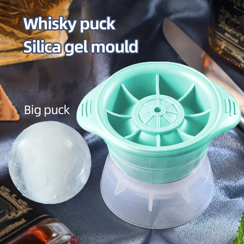 Clearance_Whiskey Silicone round Ice Ball Mold Maker Ice Maker Large Ball Ice Ice Tray_Continuous updates