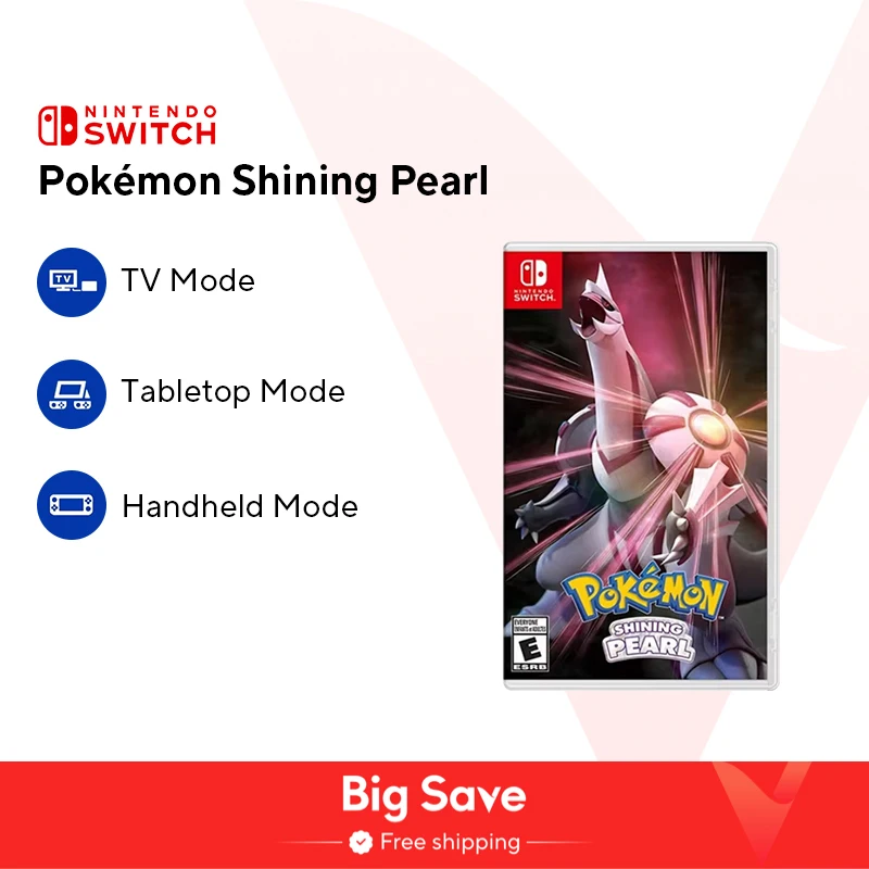 Pokemon Shining Pearl Nintendo Switch Game Deals 100% Official Original Physical Game Card Adventure Genre for Switch OLED Lite