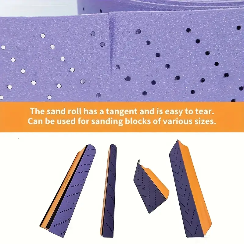 Precision Ceramic Film Sandpaper Roll, 70mm x 472.44 inches, - Ideal for removing paint, bold fillers, and fine feather edges be