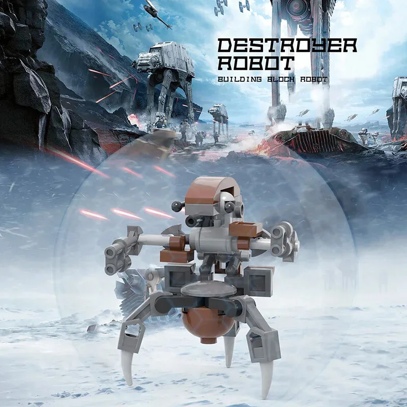 Space Wars Destroyer Droid Droideka Bausteine Sets Droideka The Clone Robot Kreative Bausteine für Kinder Geschenk