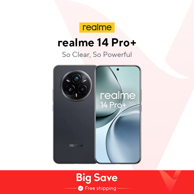 [World Premiere] realme 14 Pro Plus Smartphone Snapdragon®7s Gen 3 5G 6000mAh 50MP Sony 3X Periscope 6.83" 120Hz Curved Display