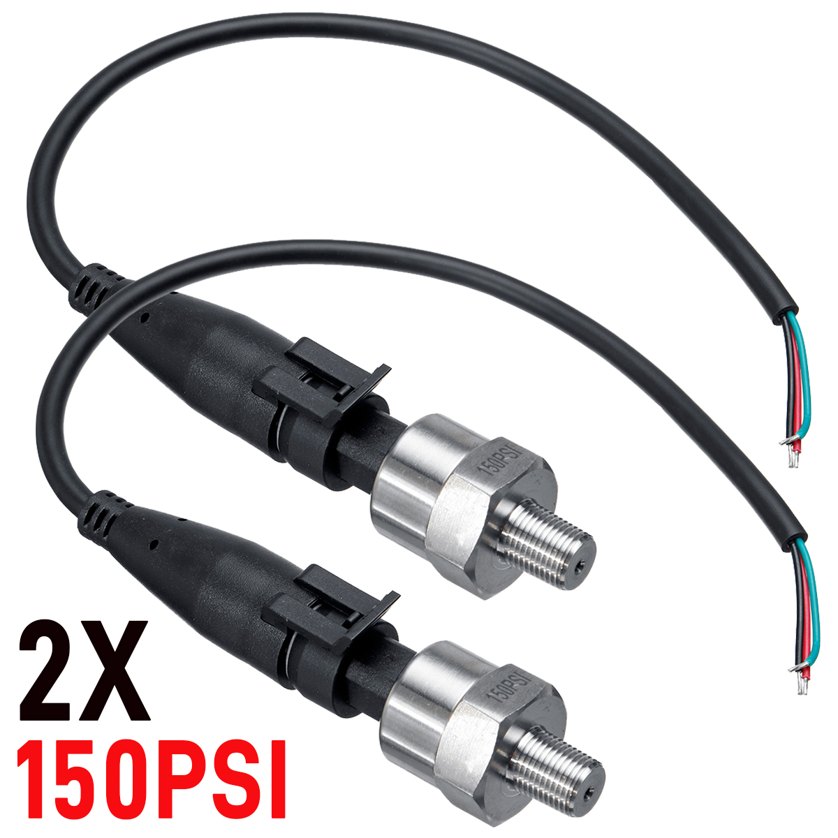 1/2X 150Psi DC5V 1/8NPT 圧力トランスデューサートランスミッターセンサーステンレス鋼オイル空気水燃料トランスミッター