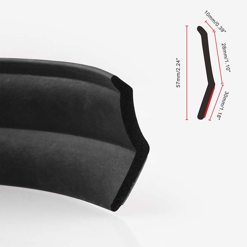 Universal amortecedor dianteiro spoiler lábios do carro pára-choques proteção adesivos amortecedor dianteiro do carro lábio de borracha protetores de para-choques do carro