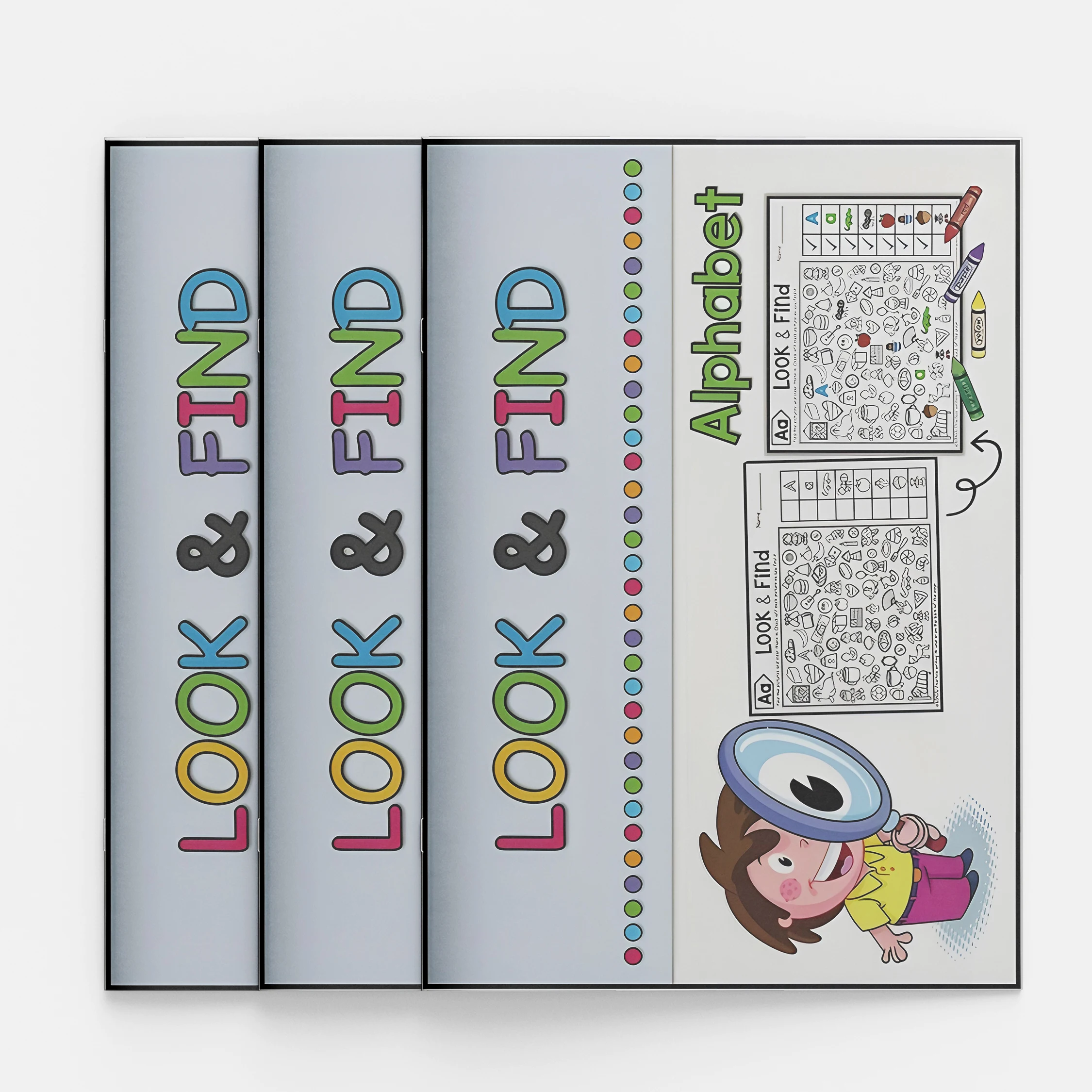 Zoeken en ontdekken: verborgen objectboek om de aandacht van kinderen, focus en probleem te verscherpen