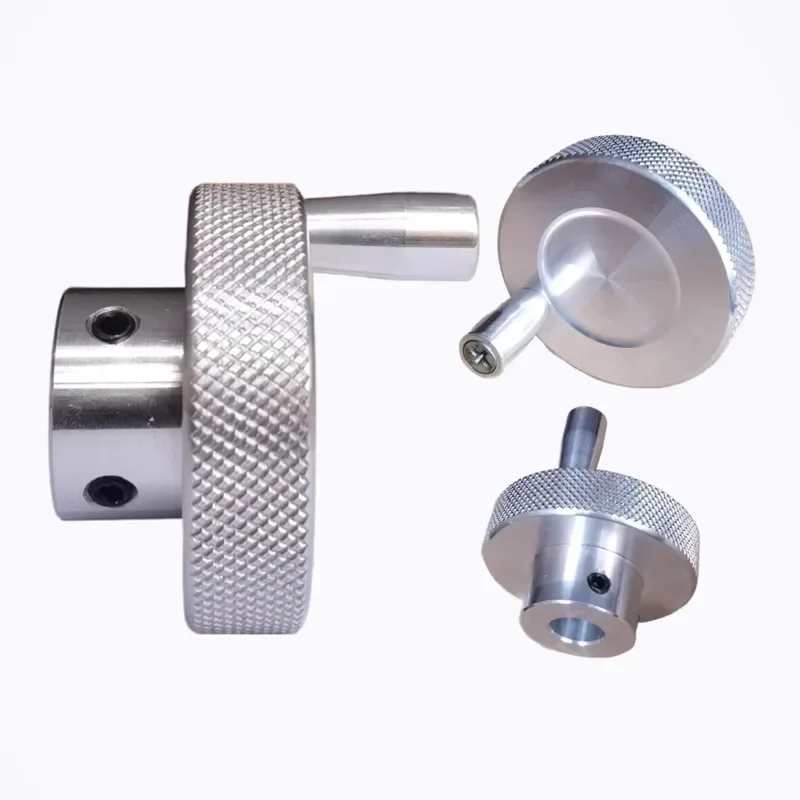 Perilla de varilla de tornillo de mesa deslizante moleteado CNC, manivela de 5/6/7/8/10/12mm, mango giratorio, Motor paso a paso en relieve, volante de mano de posicionamiento