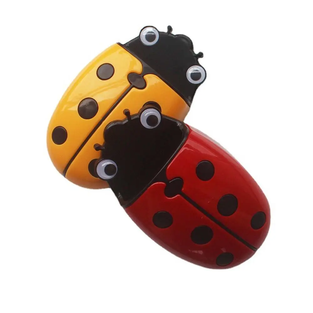 Ladybug Shape Whiteboard Pen Organizer Storage Box Save Space Whiteboard Marker Holder Plastic Eraser Design Magnetic Erase