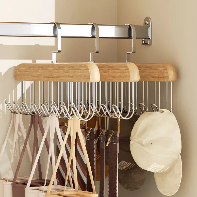 Multi-funcional feminino armazenamento sutiã cabide resistente durável casa guarda-roupa cabide organizador para homens cinto de gravata feminino sutiã sling gorro