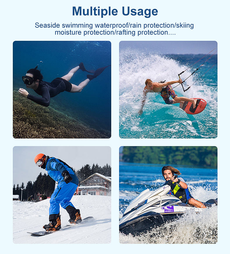 수영 방수 투명 휴대폰 가방, 아이폰 15, 14, 13 프로 맥스, 플로팅 에어백, 삼성 S24, S23, 샤오미 13t, 화웨이 p60, p30 프로