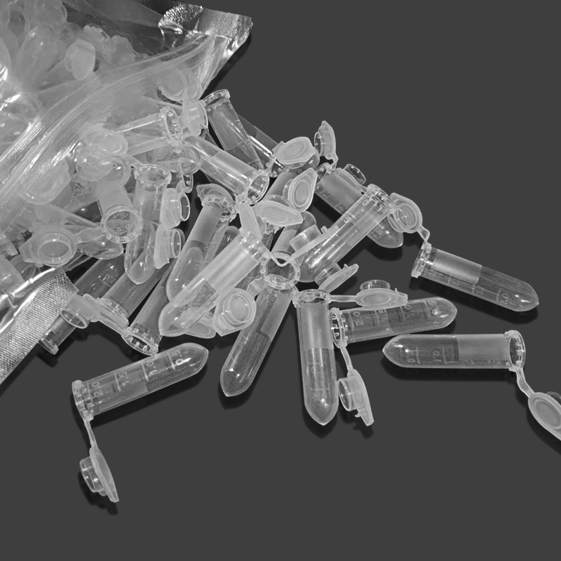 Tubes à centrifuger portables de 2ml, 500 pièces, Tubes à microcentrifuger, conteneur d'échantillons chimiques, Tube à essai pour centrifuger