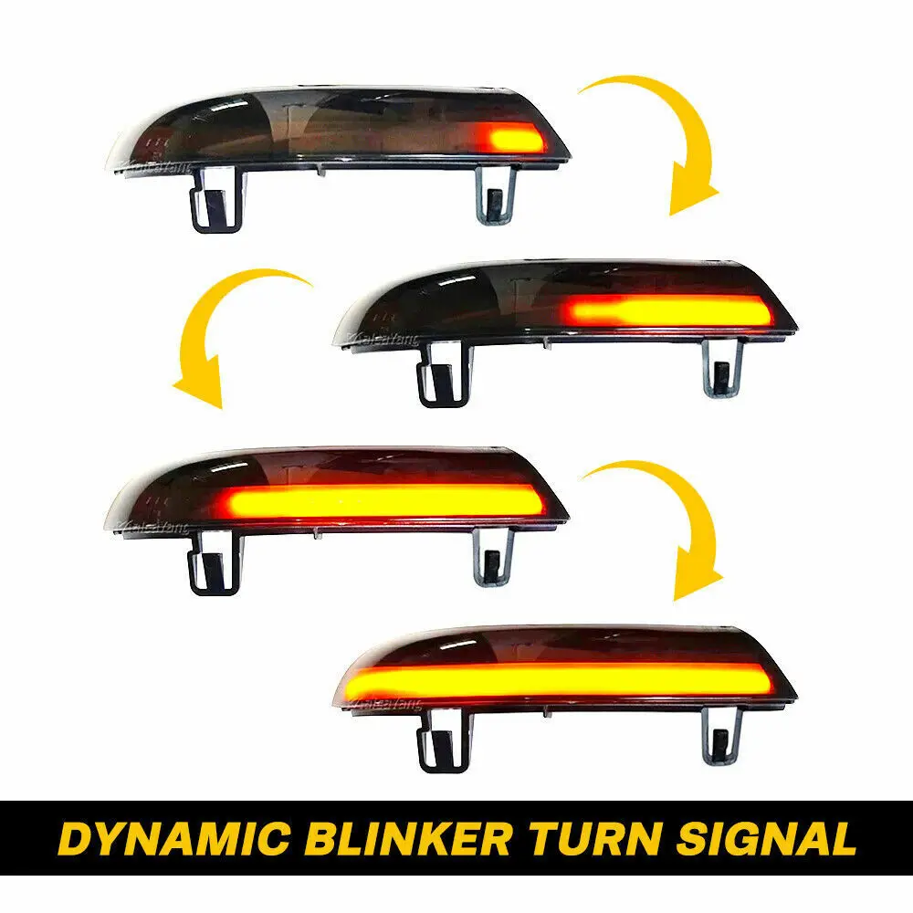 2 stuks Dynamische Blinker Voor VW GOLF 5 MK5 Jetta GTI Passat B5.5 B6 Sknda Superb B5 Sharan LED Richtingaanwijzer spiegel Indicator Licht
