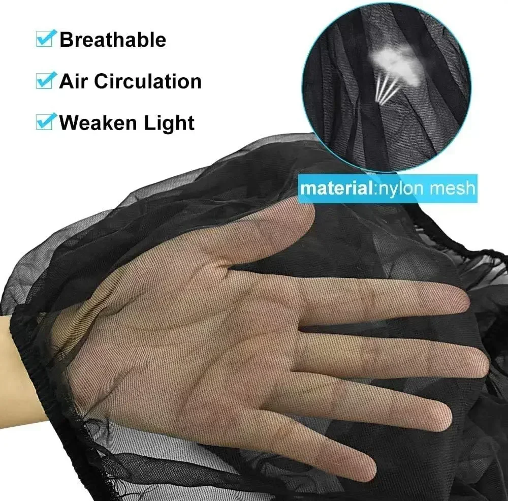 Morsbestendig Ronde Vierkante Vogelkooi Cover Flight Feather Guard Anti-Spill Voedsel Cover Anti-Overflow Kooi Netto Cover voor Papegaai