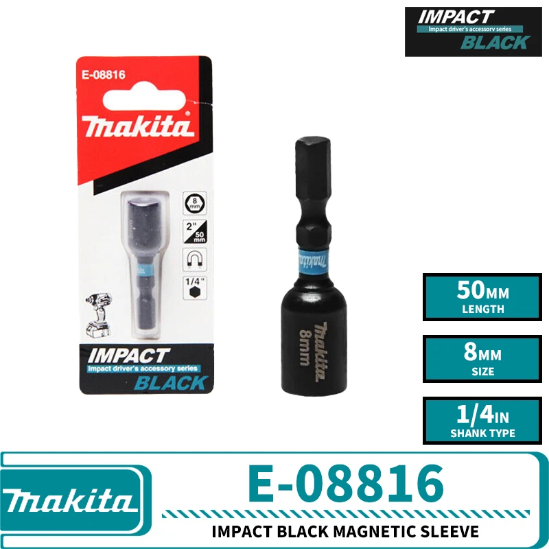 Makita impacto preto chave de fenda broca conjunto de condução ferramenta elétrica driver broca acessórios peças & acessórios da ferramenta elétrica