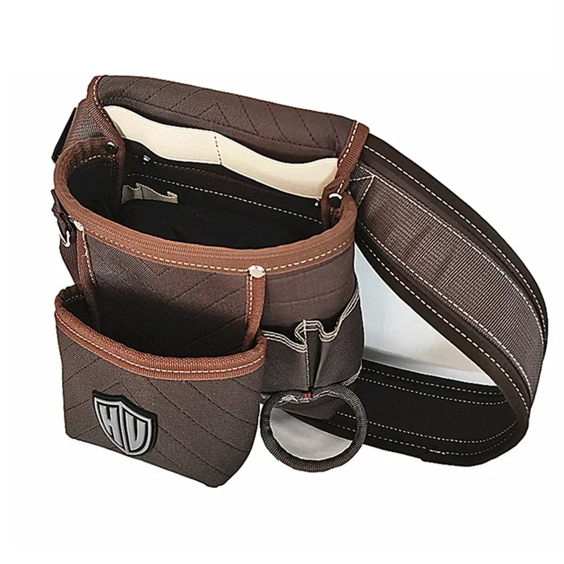 Bolsa de herramientas Oxford de lona, cinturón de cintura, bolsa de herramientas profesional resistente al desgaste para electricista, herramientas de Hardware de almacenamiento, bolsa organizadora