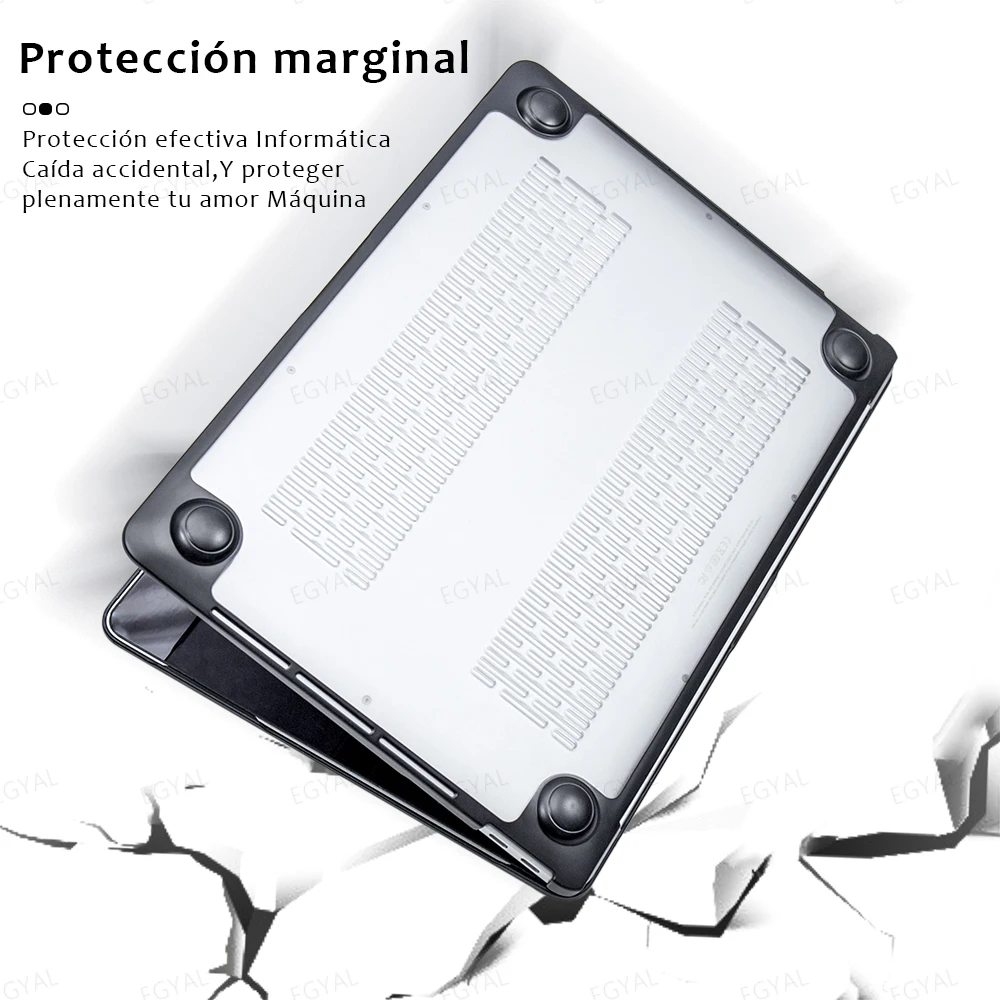 Para Macbook Pro 13 Funda M2 2022 M4 Air M1 para MacBook Air 13 Funda Pro 16 Funda M3 2023 Pro 14 Funda 15,3 Funda para portátil