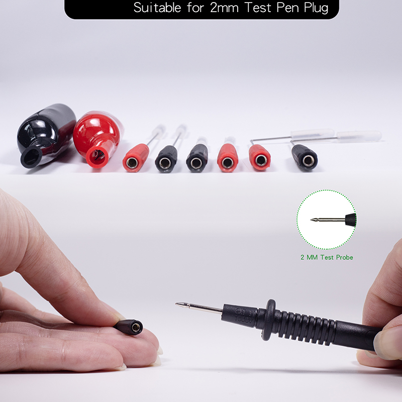 Задний зонд, детали инструментов, аксессуары, тестовый зонд, мультиметр, интерфейс 2 мм, очень диаметр 0,7 мм, тонкий тестер, прокол