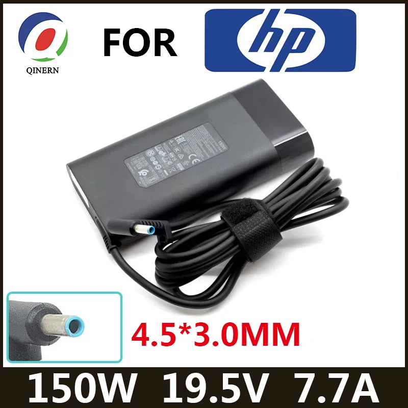 150 Вт, 19,5 В, 7,7 А, адаптер питания переменного тока для ноутбука HP Zbook/Studio G3 G4 G5 G6 OMEN 15 17 Pavilion Gaming 15 17 Блок питания для ноутбука