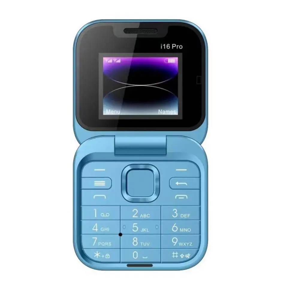 BUDI i17 Mini Dual SIM Card Fold Mobile Phone German style Video Flashlight Player Voice Magic Cellphones Box FMRadio Small Flip