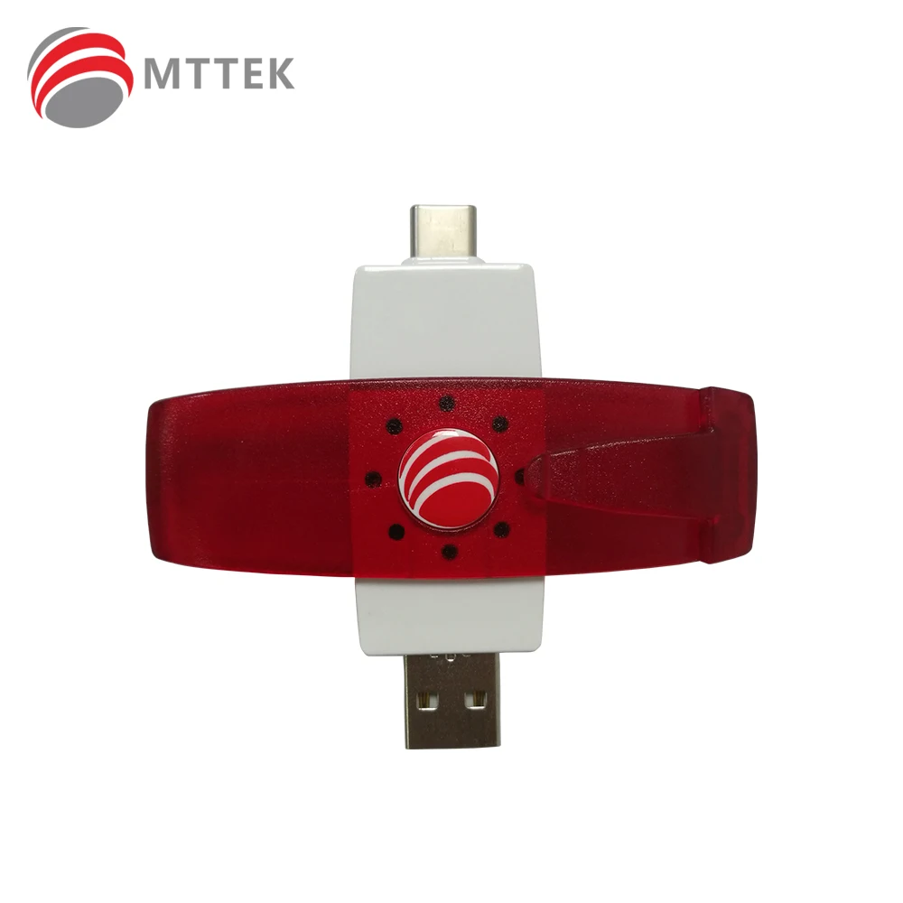 MCR3701สมาร์ทการ์ด USB Type A และ Type C ตัวเชื่อมต่อรองรับ NFC ISO4443 & 18092/อ่าน E-Passport