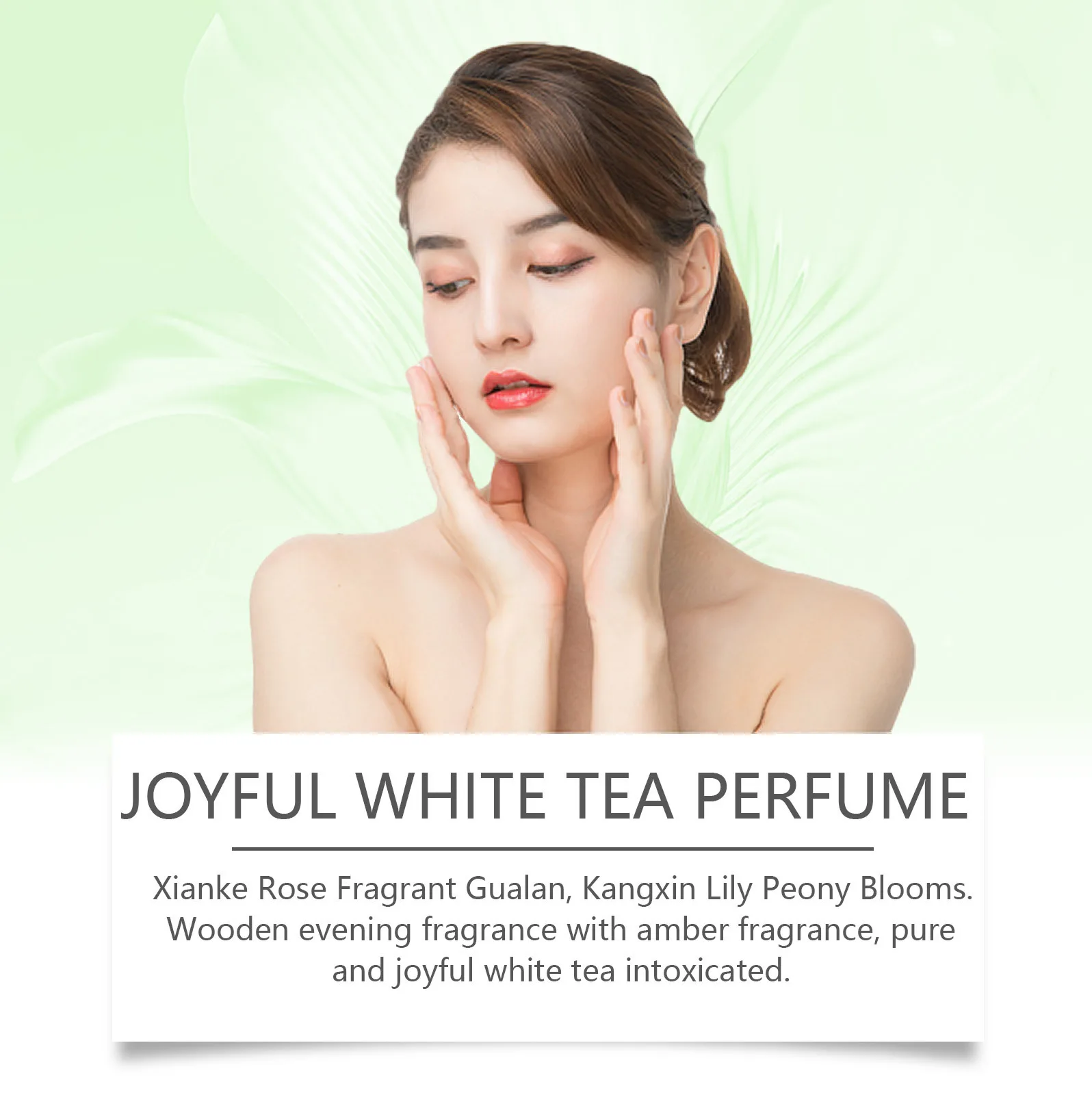 Perfume de chá branco fragrância de longa duração spray de perfume corporal fragrância iluminada adicionar em encantos removedor de odor desodorante spray corporal