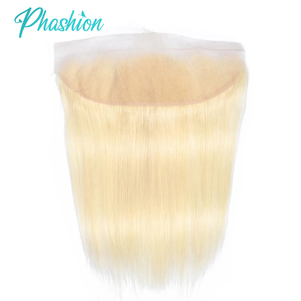 ファッションブロンド 5x5 レース閉鎖 613 ストレートウェーブ 13x4 レース前頭人毛 HD 透明事前摘み取られたブラジルのレミー毛