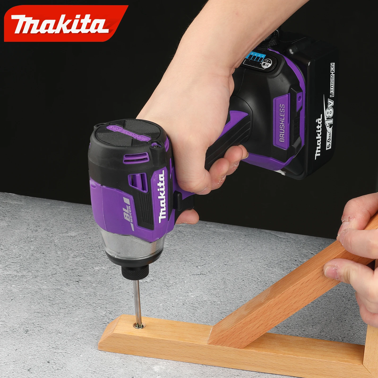 Makita DTD173 1800rpm Cordless Impact Driver 180Nm Brushless Motor Electric Drill Wood/Bolt/T-Mode For Makita 18V