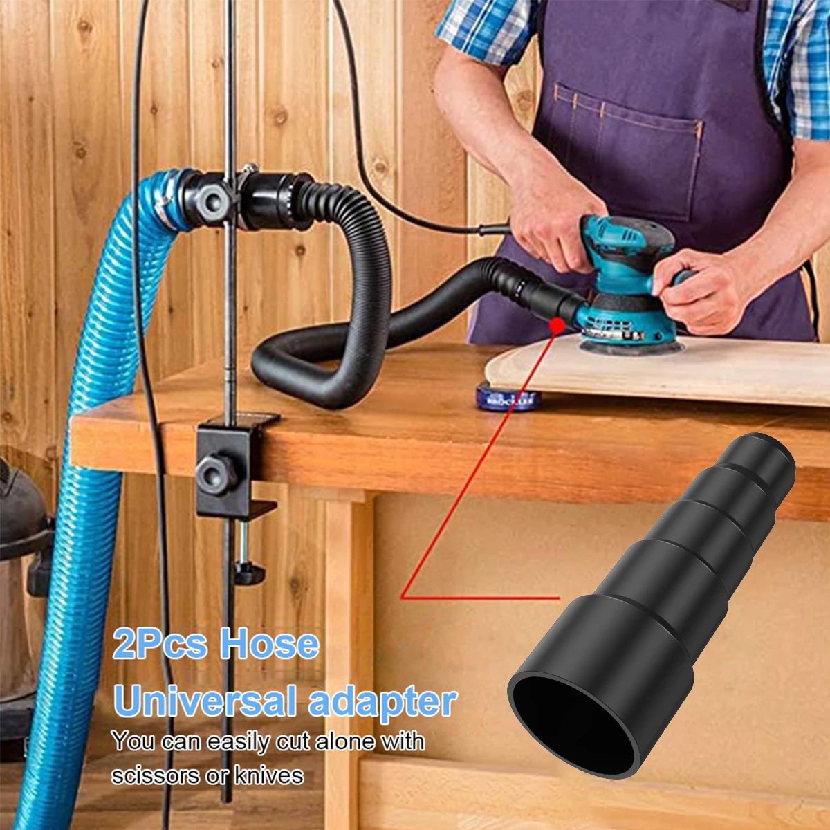 Universal Adapter Konverter Staubsauger Rohr Schlauch 50/42/34/30/23mm Stecker Zubehör